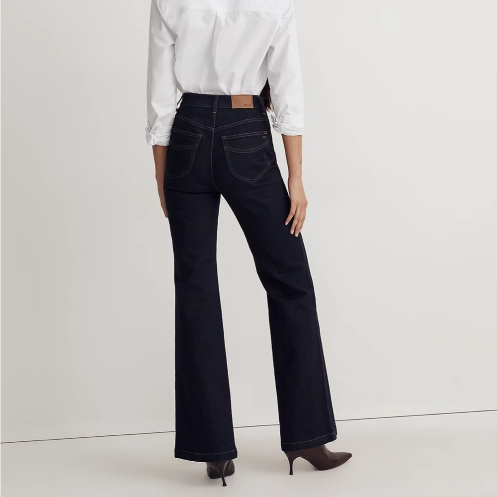 Madewell 11” high rise flare jeans